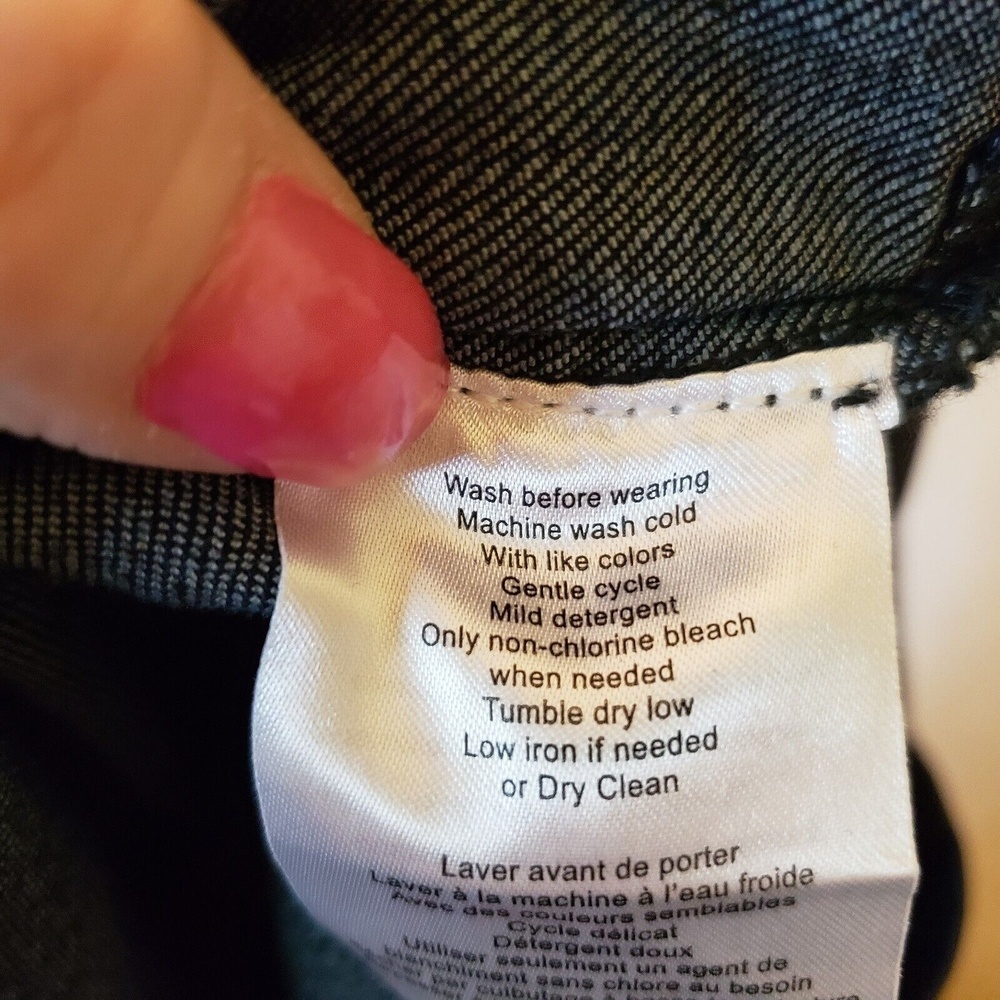 INDIGO Blue Maternity Sz Large Skinny Blue Jean - Picture 5 of 5